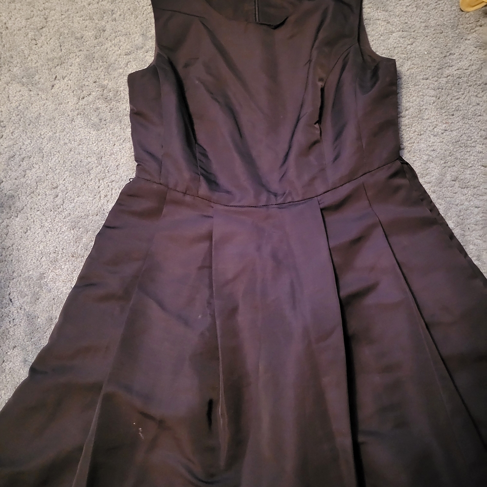 Jason Wu Black Sleeveless Midi Dress with Pleated Skirt